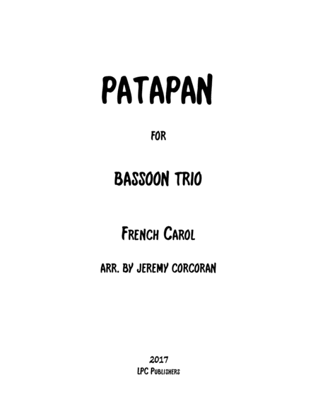 Patapan for Three Bassoons image number null