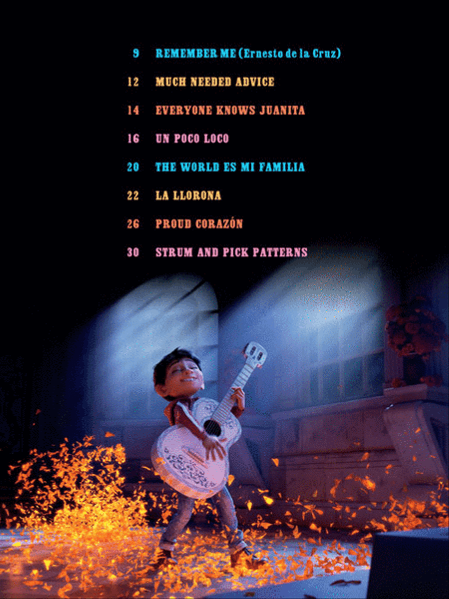 Disney/Pixar's Coco Guitar Tablature scores gallery preview page 2