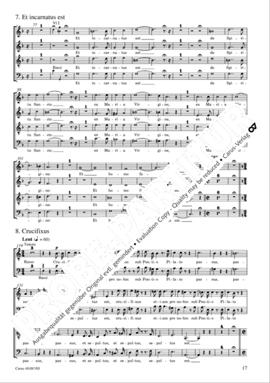 Messe solenelle in G 4-Part scores gallery preview page 18