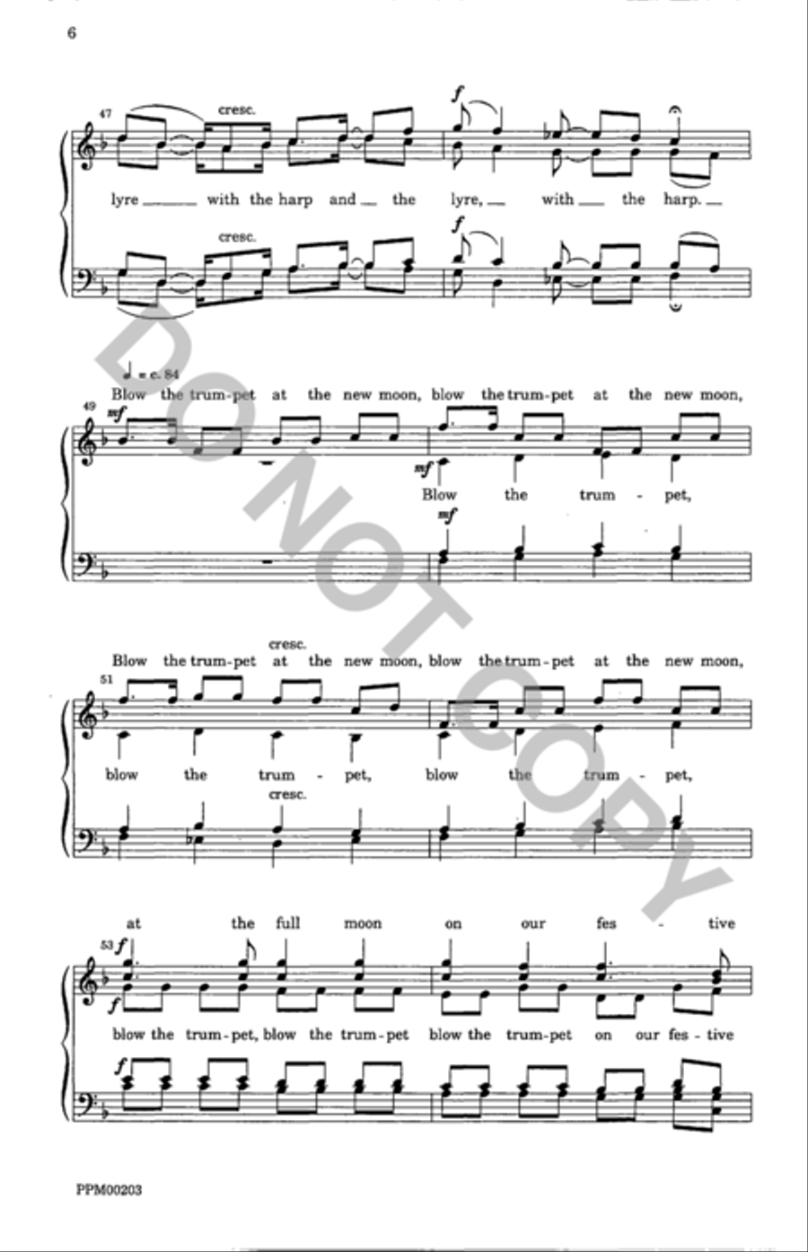 Sing Aloud and Shout for Joy A Cappella scores gallery preview page 7