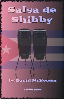 Book cover for Salsa de Shibby, for Violin Duet