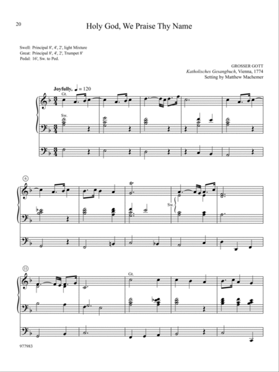Bursts of Acclamation: Eight Organ Preludes for the Church Year Organ scores gallery preview page 6