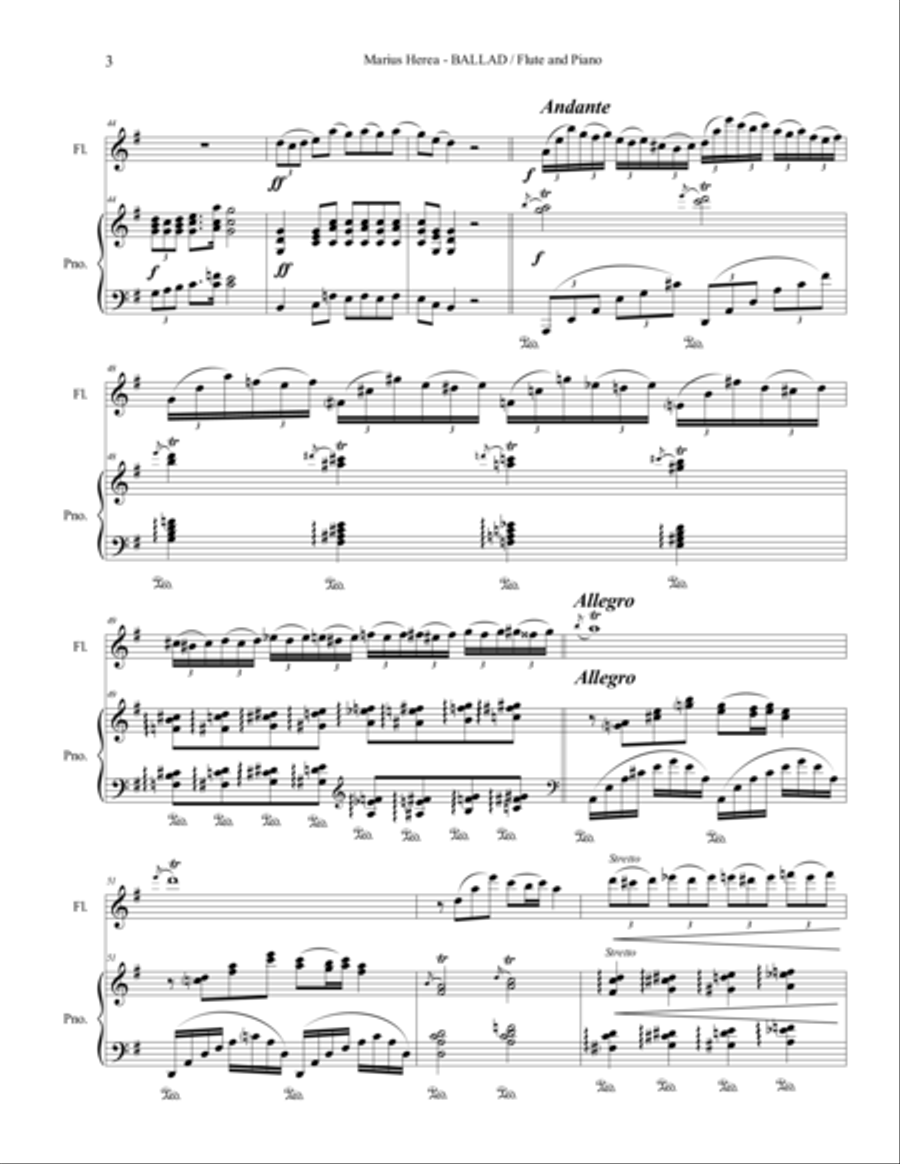 Ballad Flute Solo scores gallery preview page 3