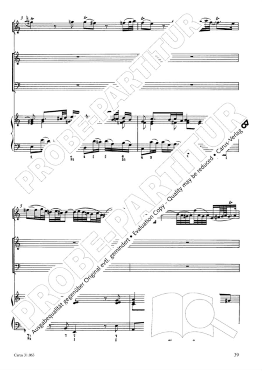Christians, etch this blessed day (Christen, atzet diesen Tag) 4-Part scores gallery preview page 40