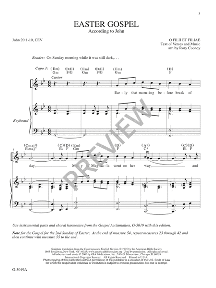 Easter Gospels Easter Gospels Flute scores gallery preview page 2