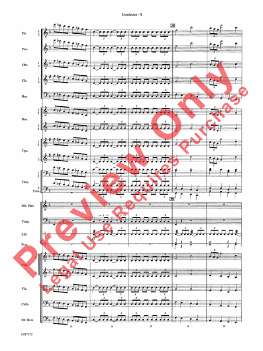 Star Wars (Main Theme) Star Wars (Main Theme) Full Orchestra scores gallery preview page 10