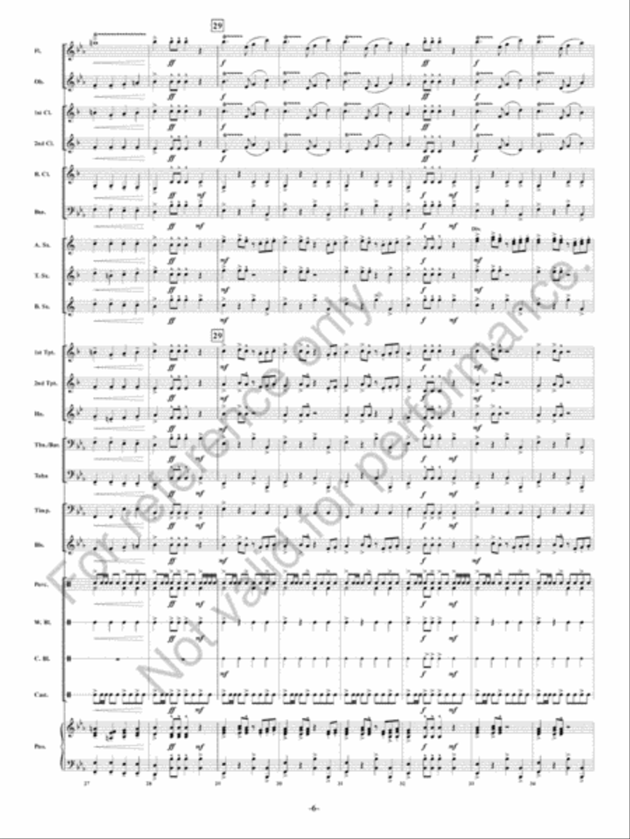 Pajaritos Concert Band scores gallery preview page 7