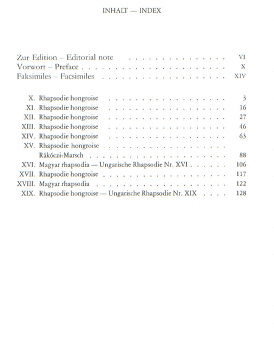 Ungarische Rhapsodien Band 2 Piano Solo scores gallery preview page 2