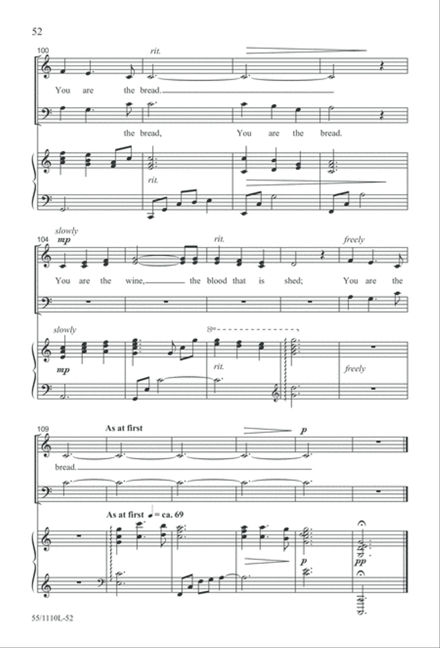 The Living Last Supper 4-Part scores gallery preview page 53