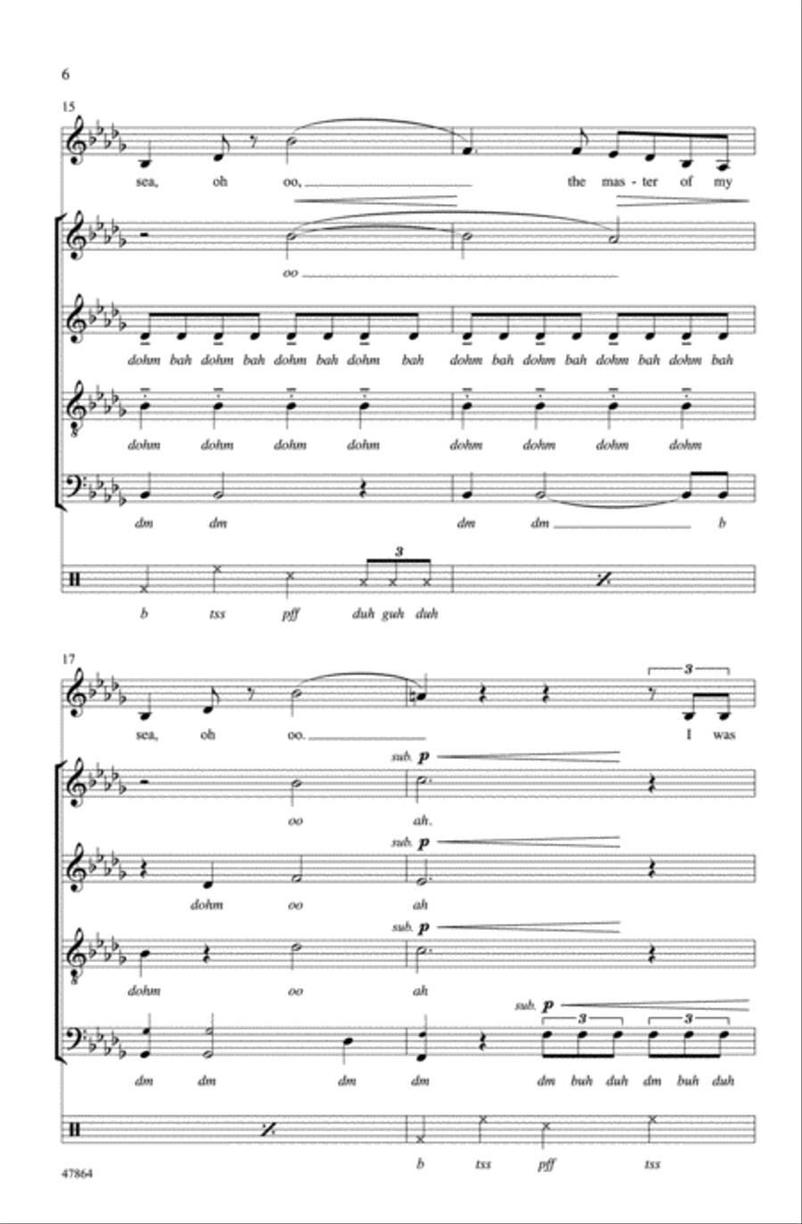Believer Believer Choir scores gallery preview page 5