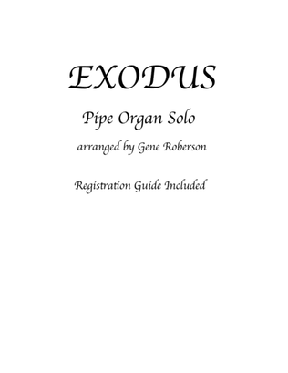 Book cover for Exodus Pipe Organ