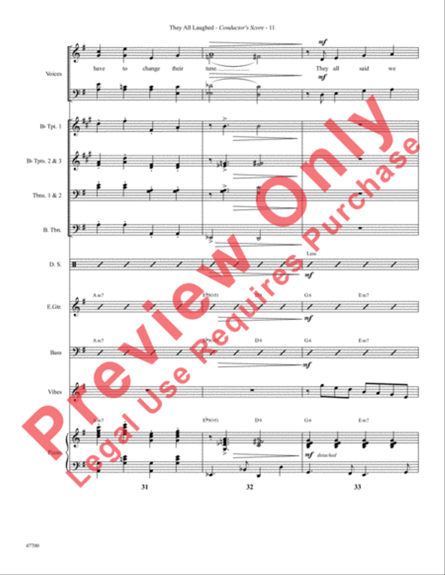 They All Laughed Choir scores gallery preview page 14