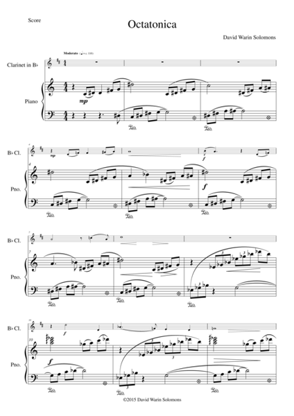 Octatonica for clarinet and piano image number null