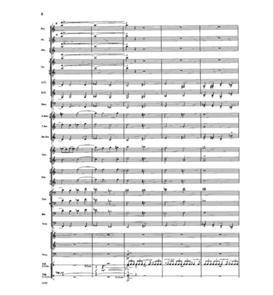 Canzonetta Concert Band scores gallery preview page 7