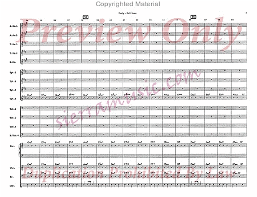 Emily Big Band scores gallery preview page 6