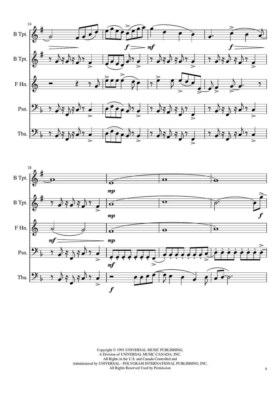 Life Is A Highway Horn scores gallery preview page 4