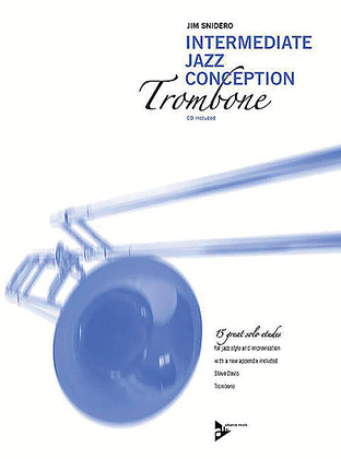 Book cover for Intermediate Jazz Conception -- Trombone
