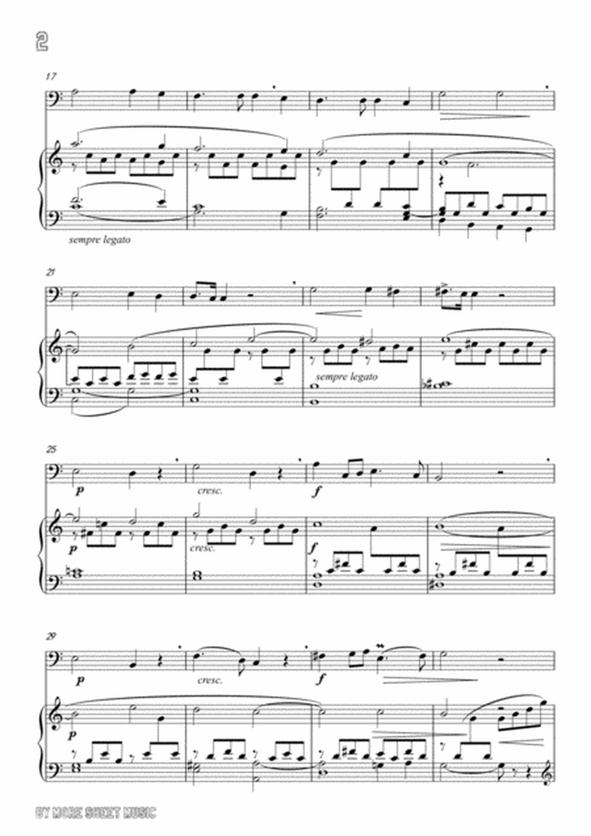 Franck-Panis angelicus,for Cello and Piano image number null