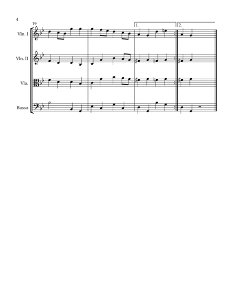 Alcina Ballo Alcina Ballo String Orchestra scores gallery preview page 4