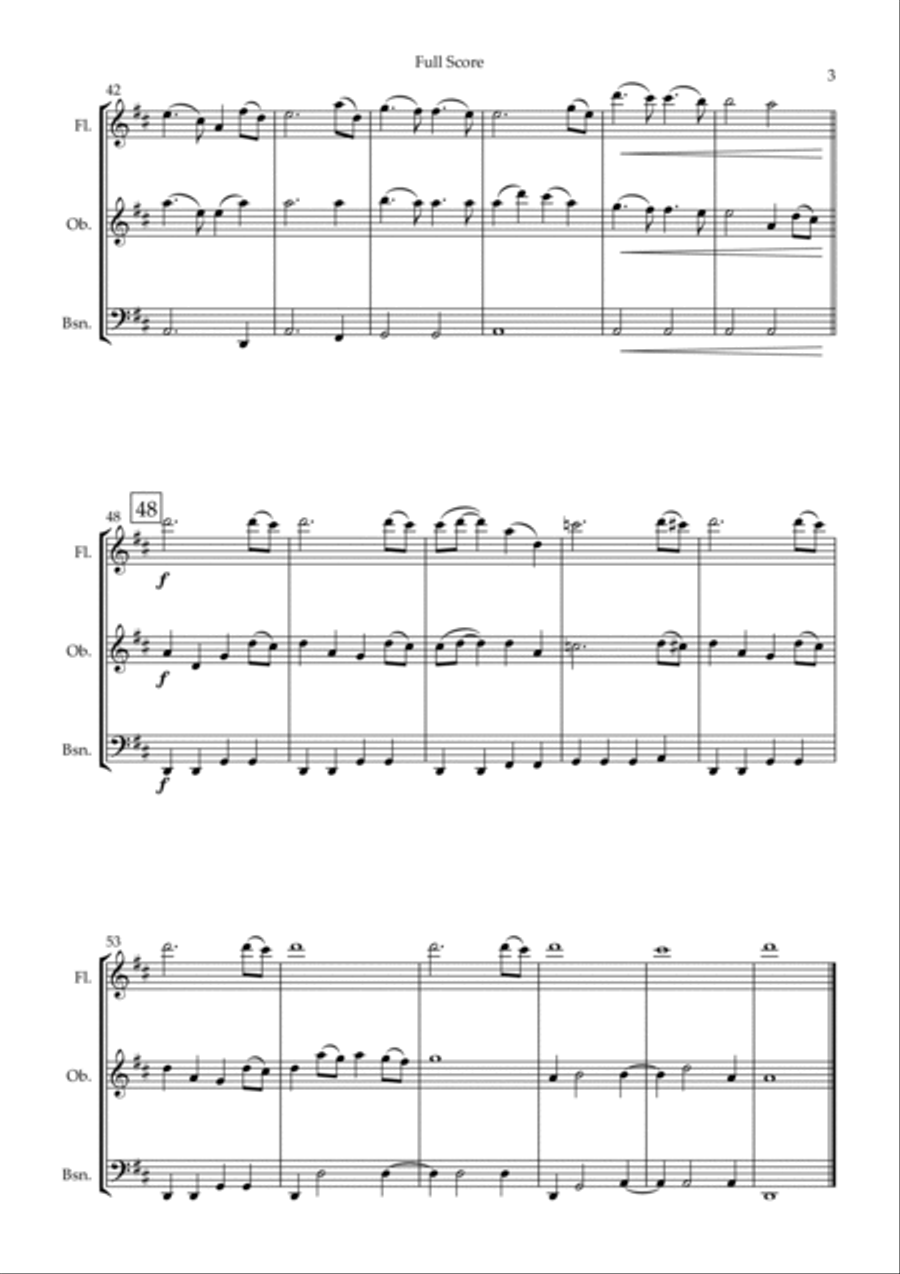 Jurassic Park Iii Woodwind Trio scores gallery preview page 3