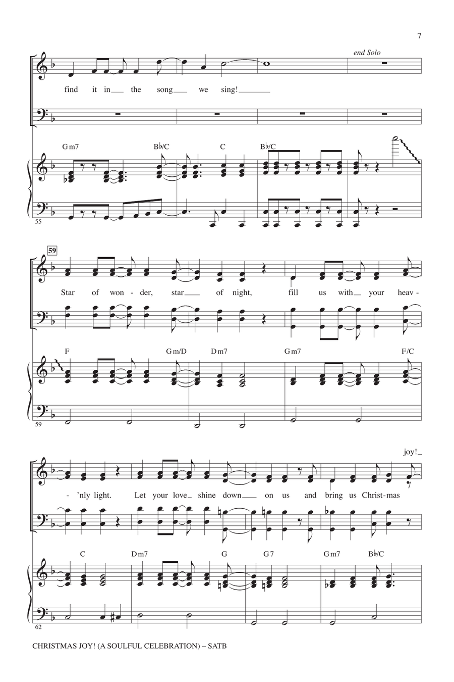 Christmas Joy! (A Soulful Celebration) 4-Part scores gallery preview page 6
