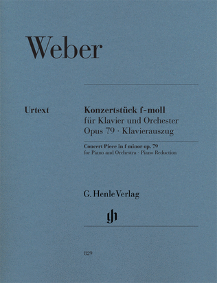Book cover for Concert Piece for Piano and Orchestra in F minor, Op. 79