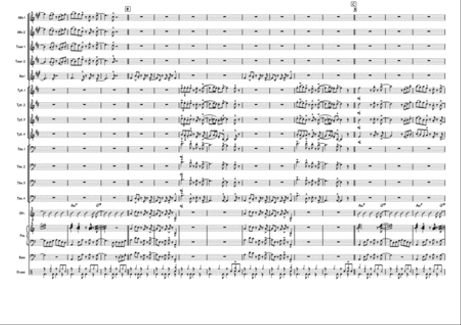 Stay Tuned Stay Tuned Jazz Ensemble scores gallery preview page 3