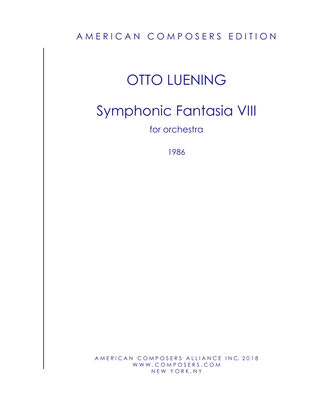 [Luening] Symphonic Fantasia No. 8