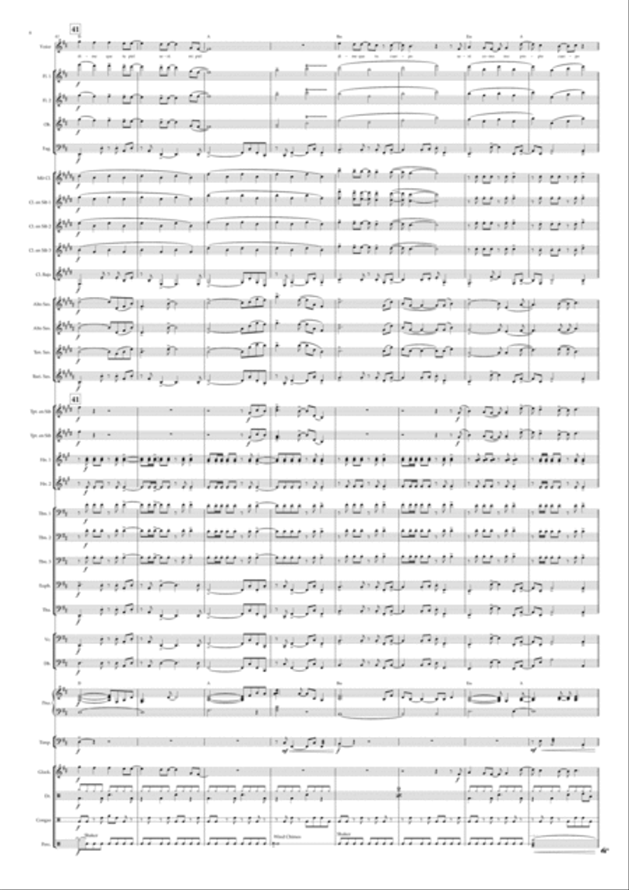 Tu Piel Concert Band scores gallery preview page 6