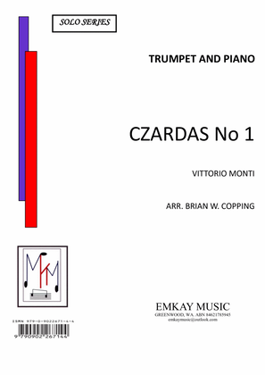 Book cover for CZARDAS No1 – TRUMPET & PIANO