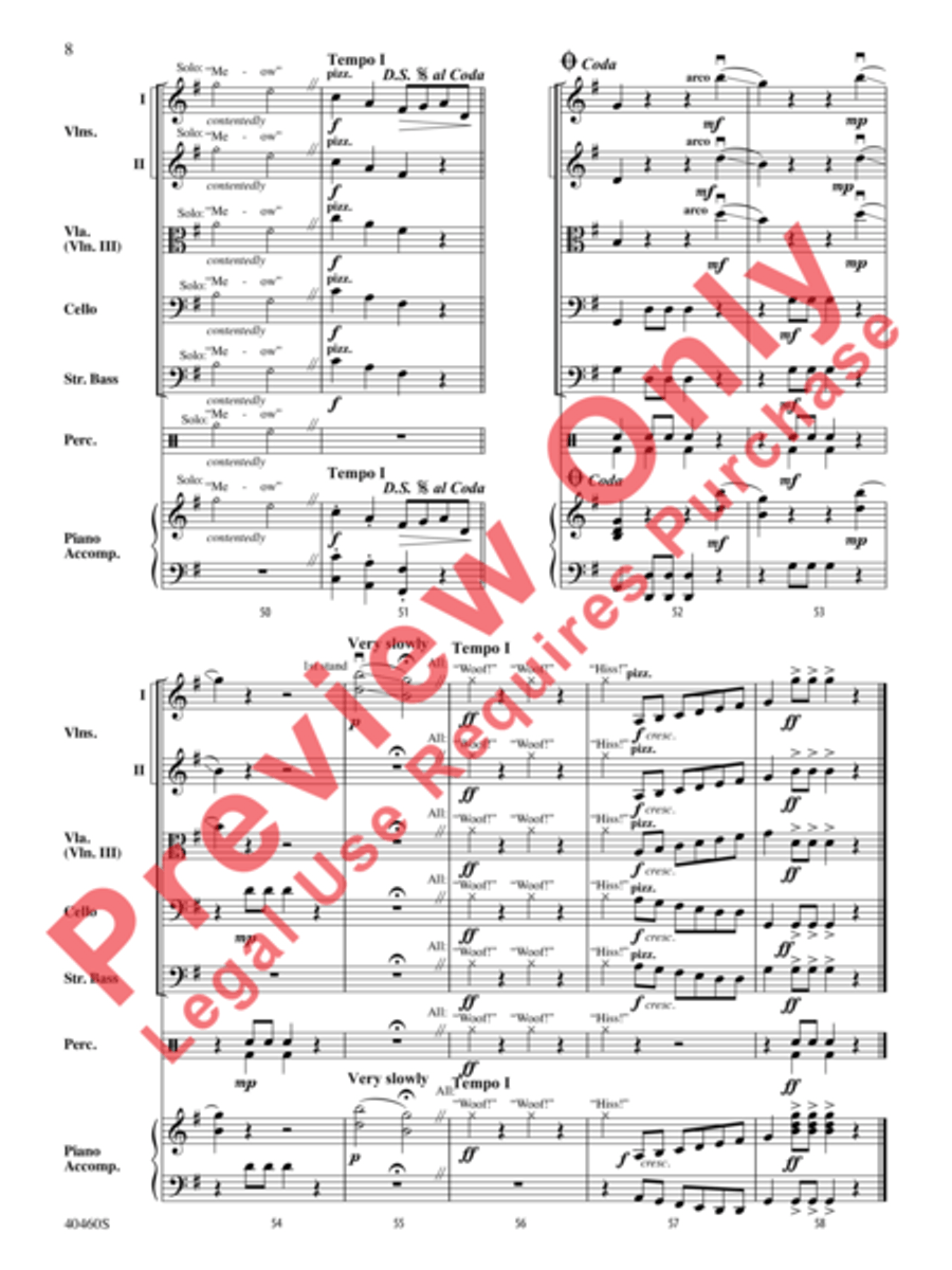 El Gato Pizzicato El Gato Pizzicato String Orchestra scores gallery preview page 9