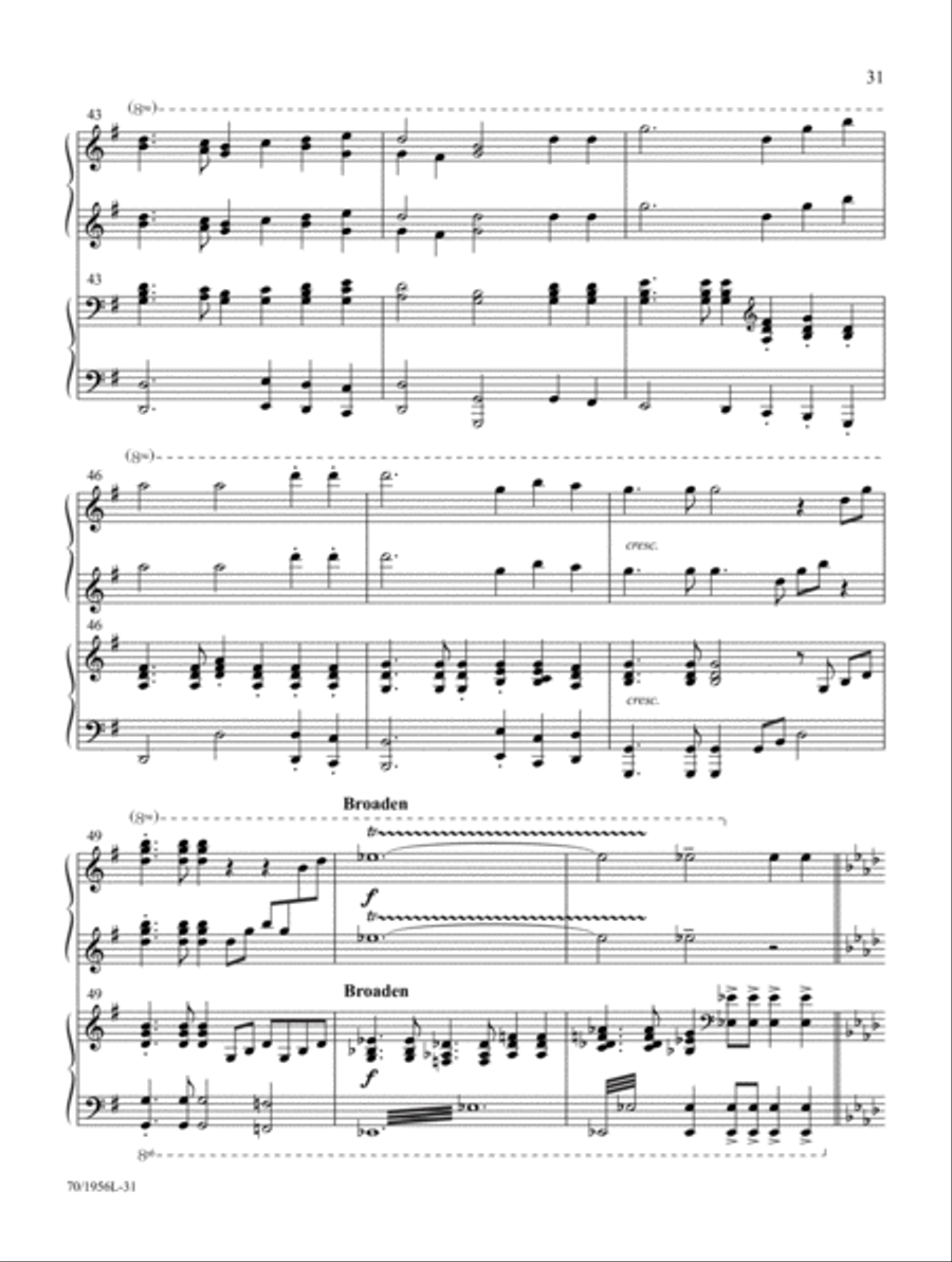 Praises and Prayers Praises and Prayers Piano Duet scores gallery preview page 23