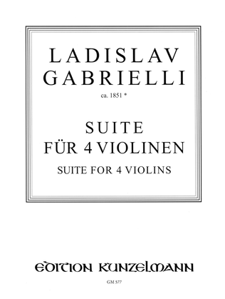 Book cover for Suite for 4 violins