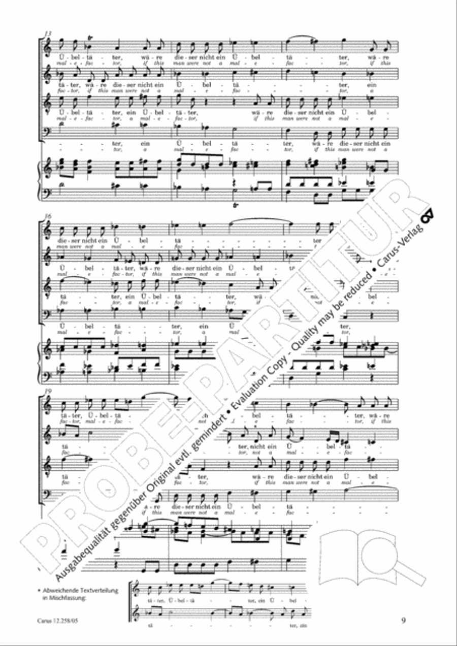 Johann Sebastian Bachs Johannes-Passion fur Kinder und Jugendliche STB scores gallery preview page 10
