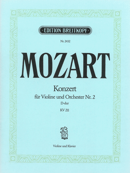 Violinkonzert 2 D-dur KV 211