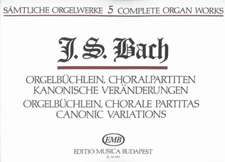 Book cover for Sämtliche Orgelwerke V Orgelbüchlein, Choralparti