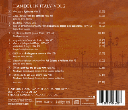 Handel in Italy, Vol. 2