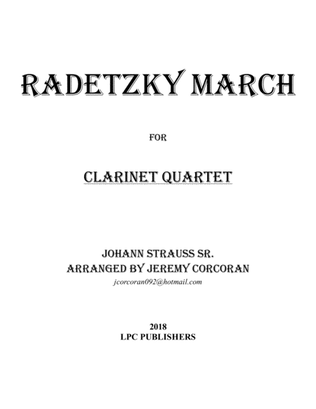 Radetzky March for Clarinet Quartet