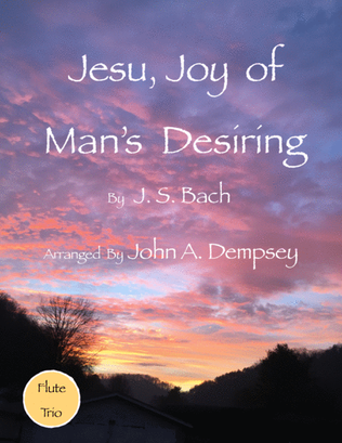 Book cover for Jesu, Joy of Man's Desiring (Flute Trio)