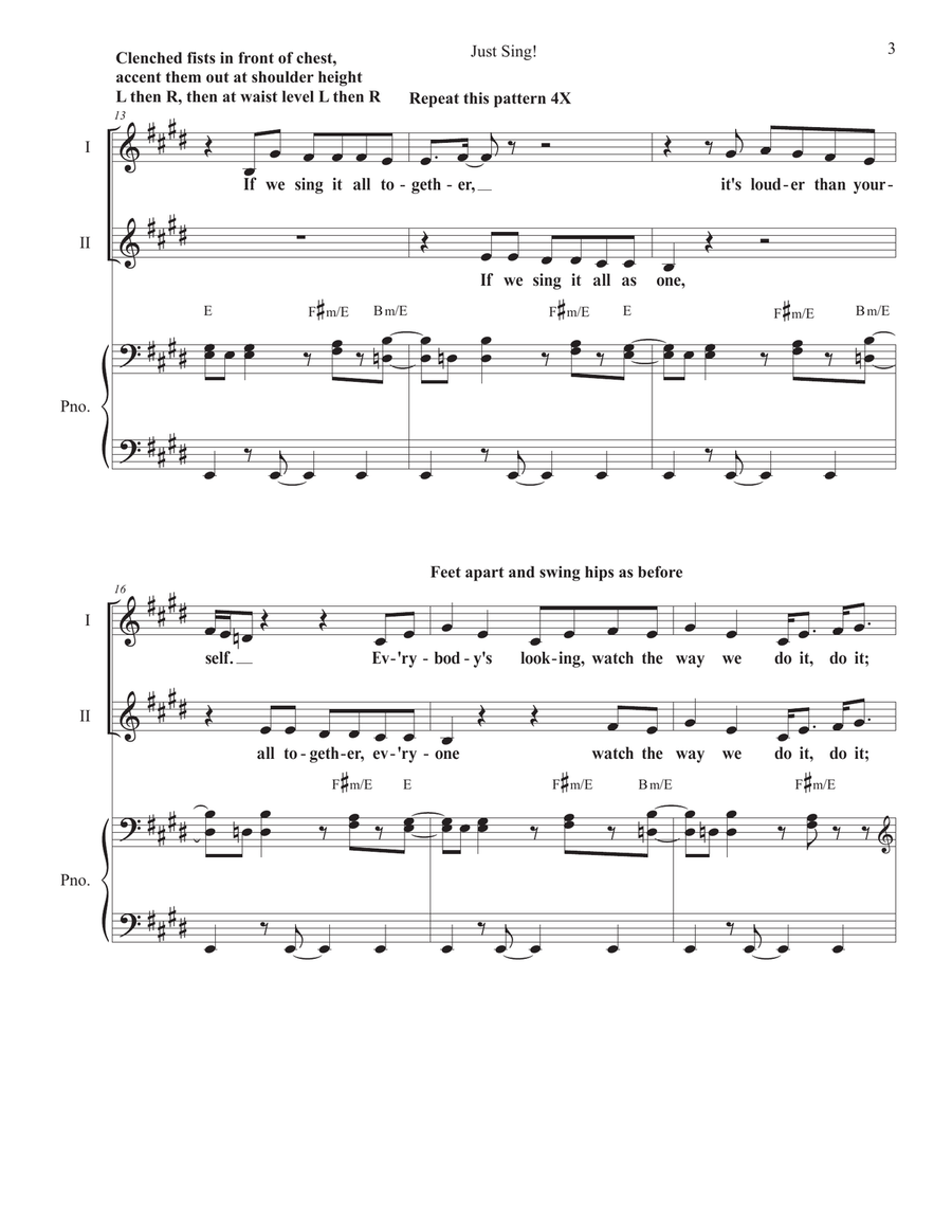 Just Sing SA scores gallery preview page 3