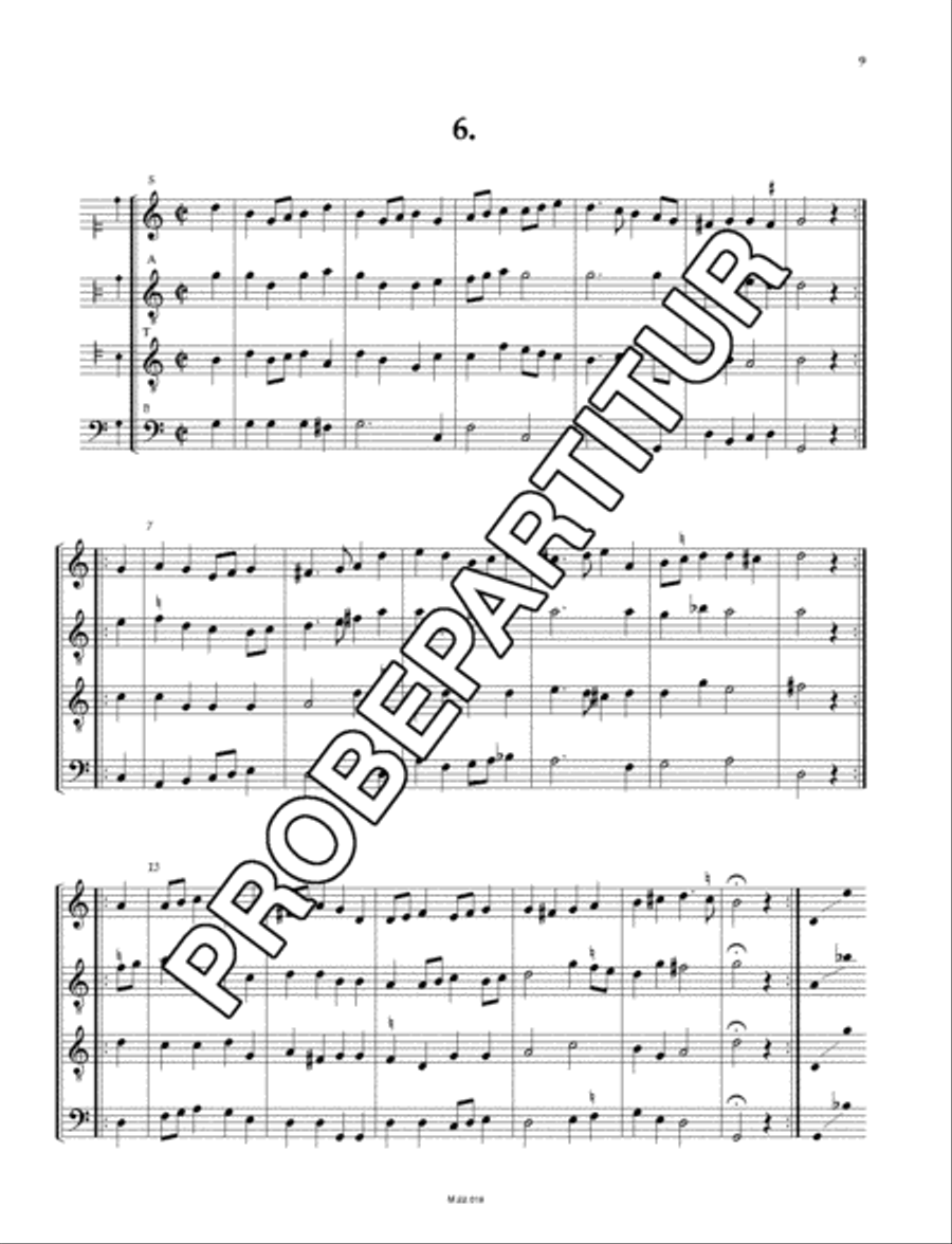 Der ander Theil Deutscher Gesang und Tantze 4-Part scores gallery preview page 10