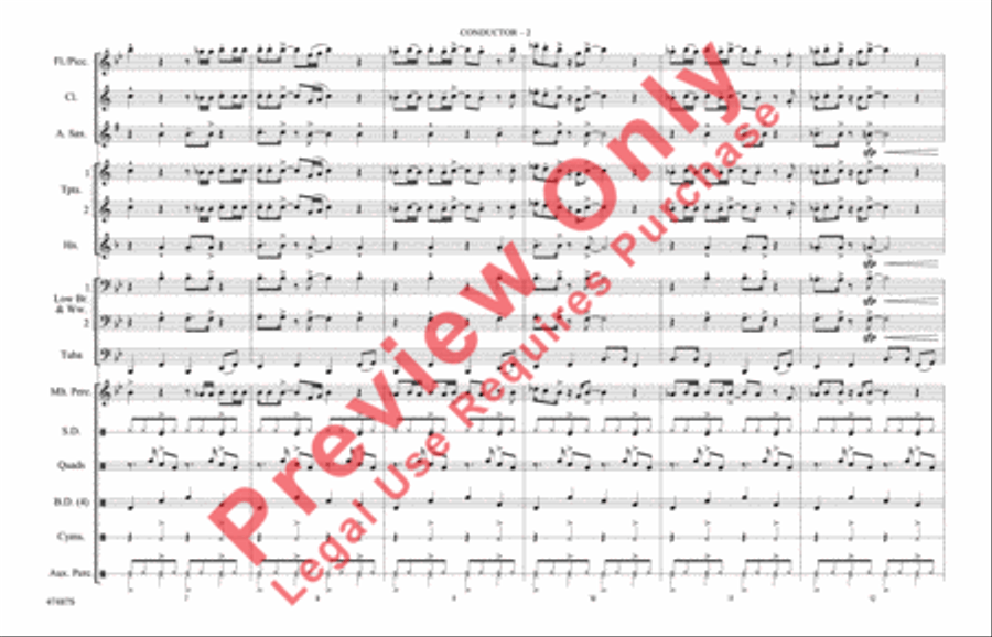 Think Think Marching Band scores gallery preview page 3