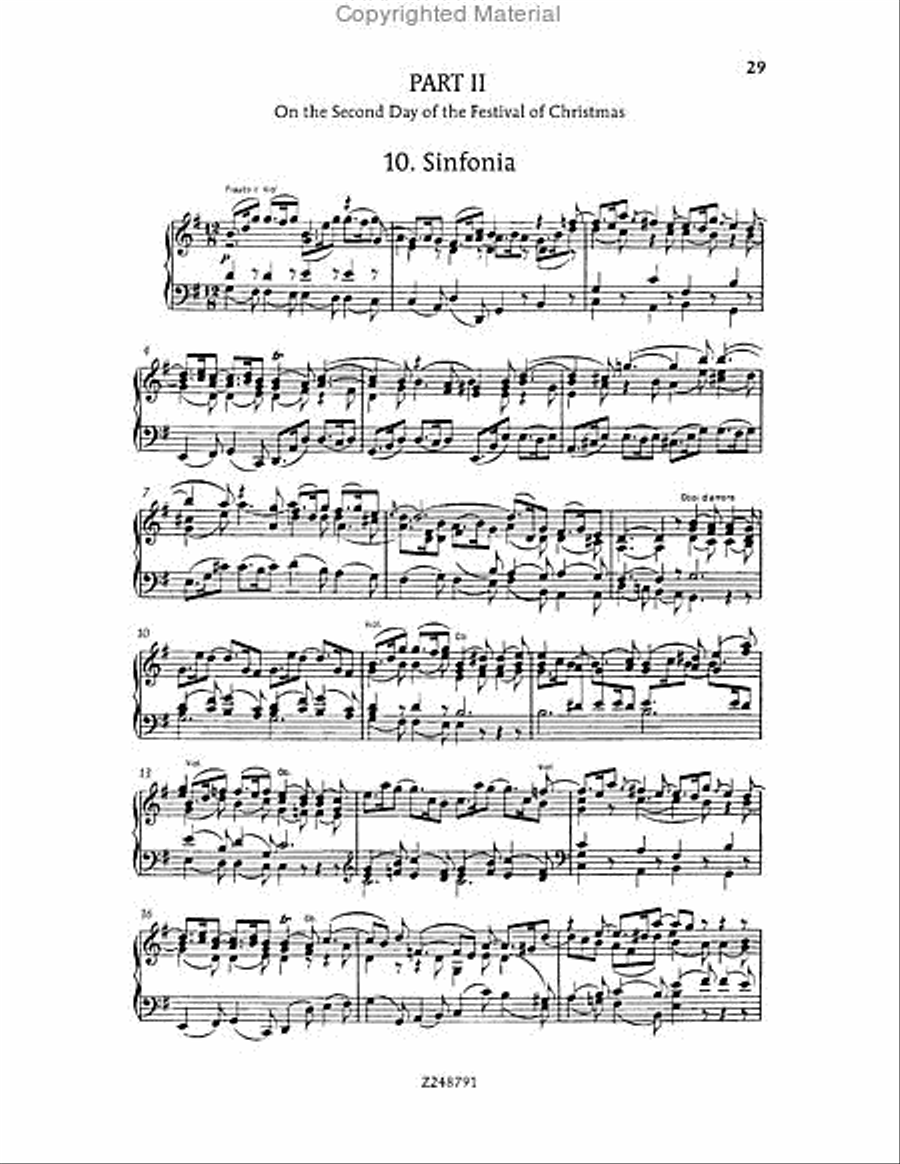 Christmas Oratorio, BWV 248 Choir scores gallery preview page 28