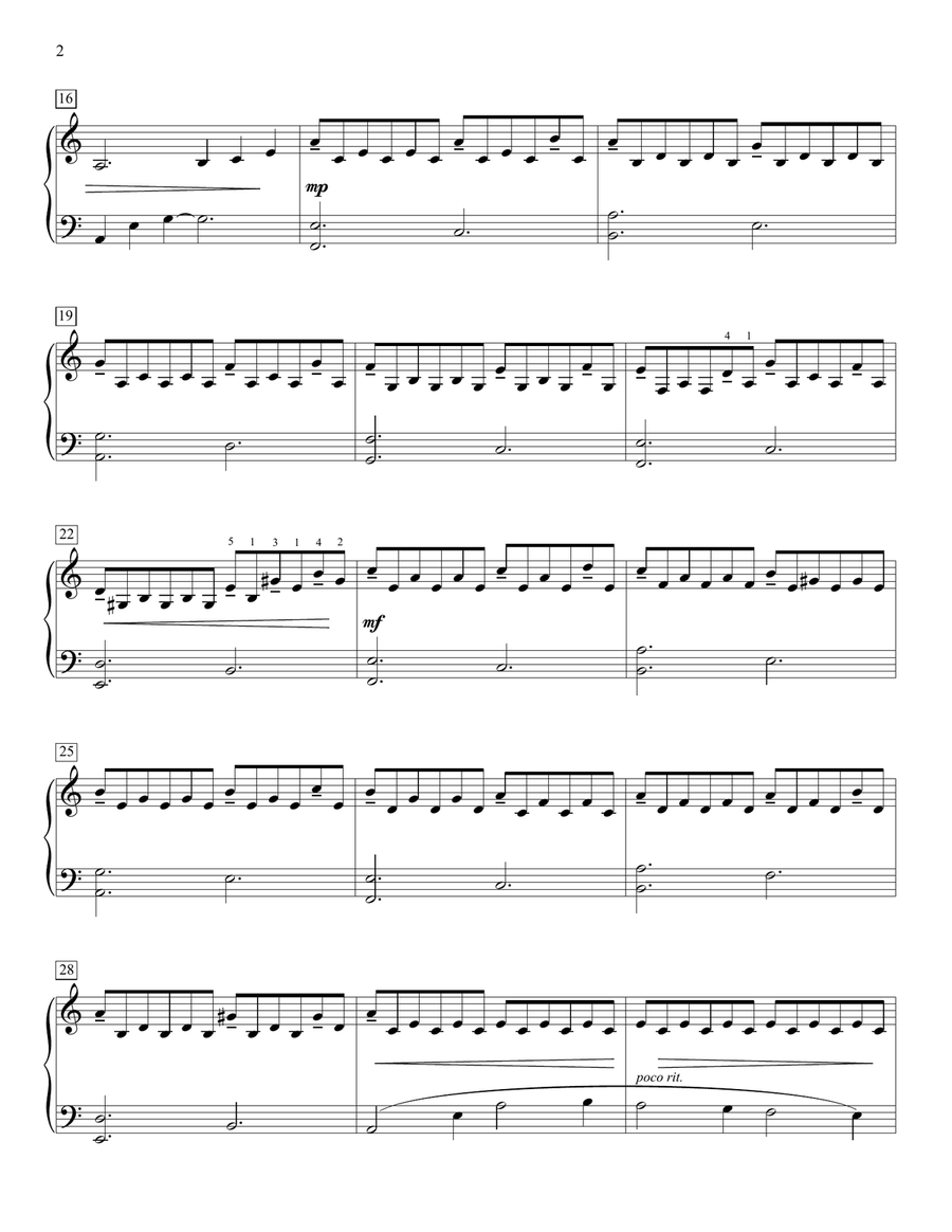 Rain Among The Ruins Piano Method scores gallery preview page 2