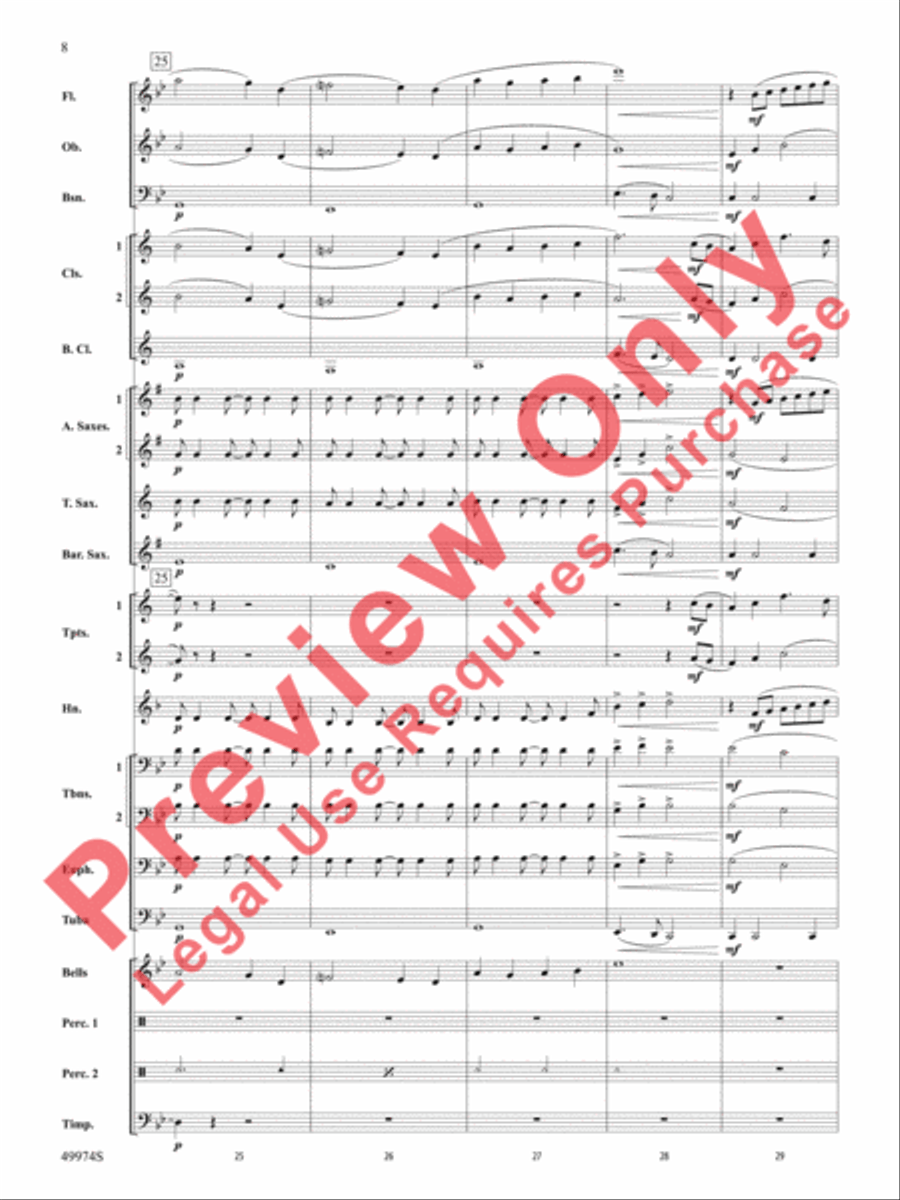 Carry On With Pride Concert Band scores gallery preview page 9