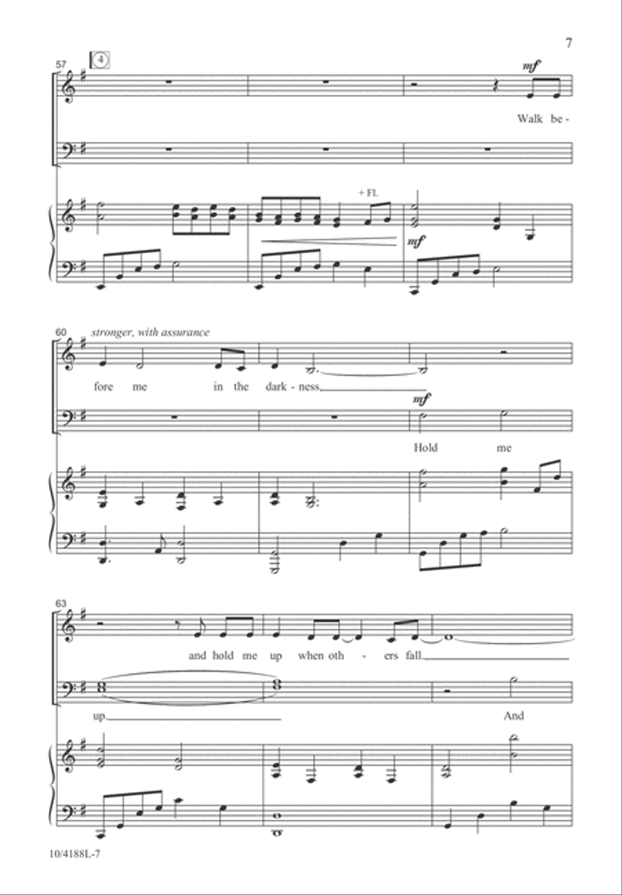 Hiding in the Shadow of God 4-Part scores gallery preview page 8