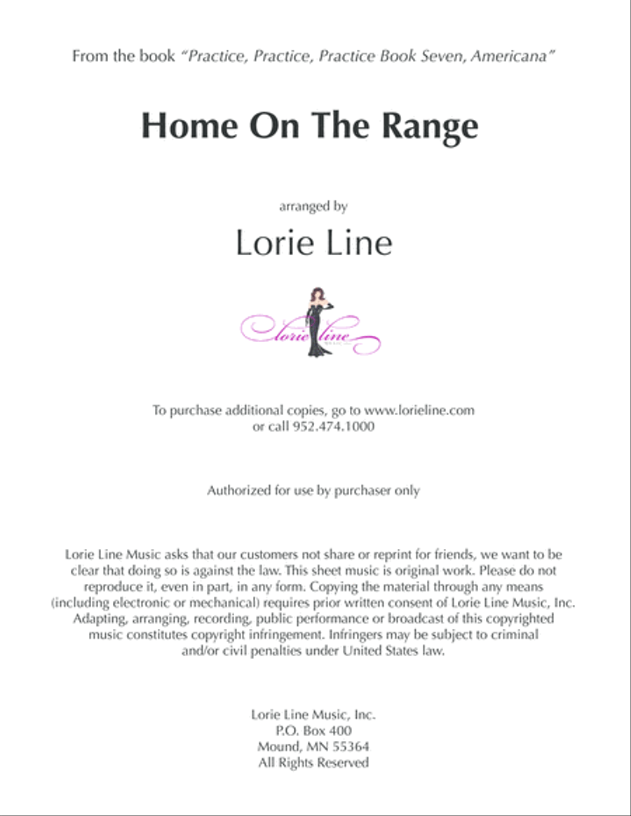 Home On The Range Piano Method scores gallery preview page 1