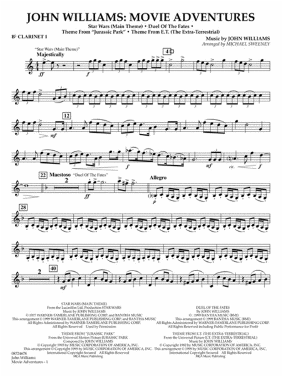 John Williams: Movie Adventures Concert Band scores gallery preview page 5
