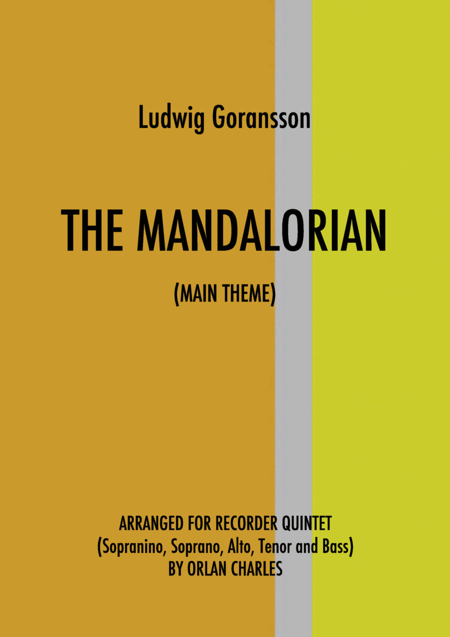 Theme From The Mandalorian by Ludwig Goransson Small Ensemble - Digital Sheet Music