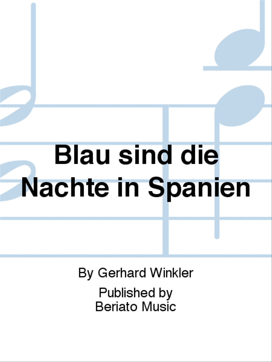 Blau sind die Nächte in Spanien Orchestra scores gallery preview page 1